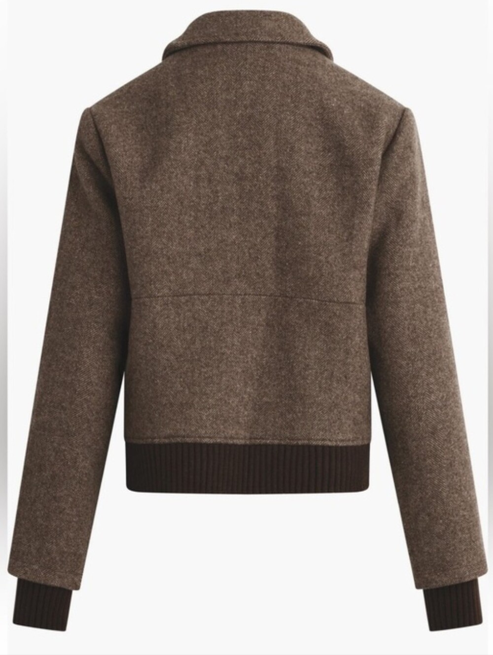FAVORITE DAUGHTER The City Bomber Wool Blend Jacket M - Picture 4 of 4